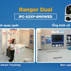 Camera Wifi IMOU 2 Mắt Ranger Dual Pro S2XEP 6MP/10MP, Xoay 360 Độ, Có Màu Ban Đêm,Đàm Thoại 2 Chiều 1