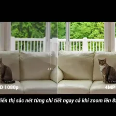 [NPP CHÍNH HÃNG] Camera EZVIZ TY1 4MP 2K Siêu Nét - Xoay 360 độ - Đàm thoại 2 chiều - Theo Dõi Chuyển Động - VTS 1