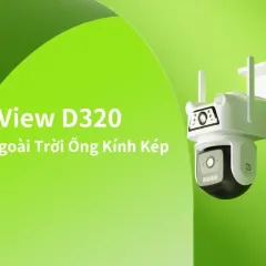 Camera Wifi 2 Mắt BeansView D320 3MP+3MP/5MP+5MP Ngoài Trời, Ống Kính Kép, Có Màu Ban Đêm, Báo Động 1