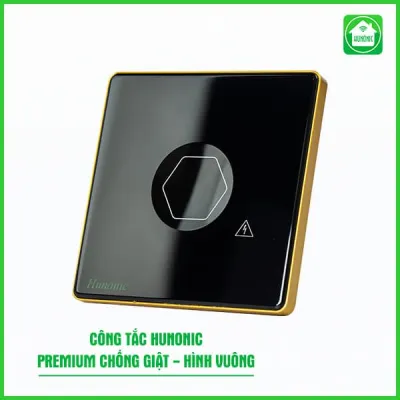 Công Tắc Chống Giật Bình Nóng Lạnh Thông Minh Premium Hình Vuông