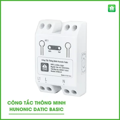 Công Tắc Thông Minh điều khiển từ xa Hunonic Datic Basic