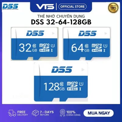 Thẻ nhớ Micro SD 32/64/128GB DSS Class 10,Chuyên dụng Camera - Hot - Chính Hãng DSS - Bảo Hành 3 Năm