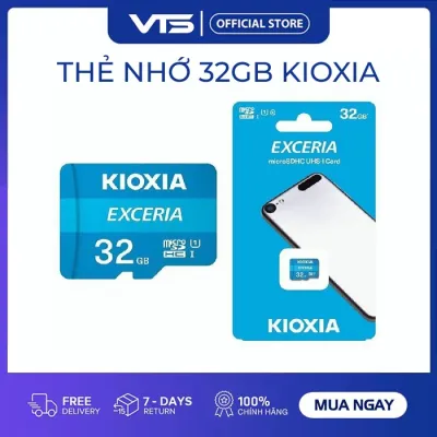 Thẻ nhớ Micro SD Kioxia Exceria 32GB (Xanh) - Formerly Toshiba Memory - BH 3 Năm