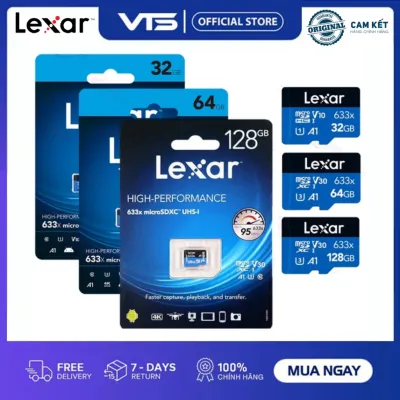 Thẻ nhớ Micro SD LEXAR 32GB/ 64GB/ 128GB Chính Hãng , A1 Class 10, Chuyên Dùng Cho Camera Quan Sát - VTS SmartHome