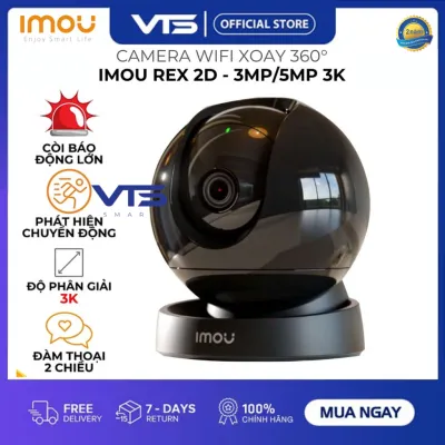 [FREESHIP] Camera Wifi Imou REX 2D 3K 5MP, Quay Quét 360 Thông Minh, Đàm Thoại 2 Chiều, Phát Hiện Người AI GK2DP - VTS