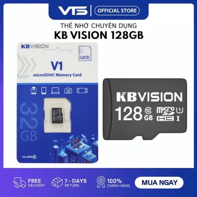 [NPP CHÍNH HÃNG] Thẻ nhớ KBVISION 128GB MicroSD Ultra Class 10, 128GB KB Chuyên dụng cho Camera - VTS Smart Home