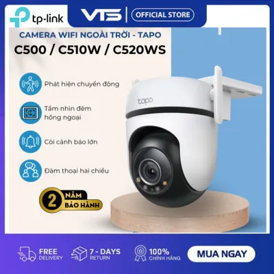 Camera WiFi TP-Link Tapo C510W / C520WS / C530WS Ngoài Trời, Xoay 360 Độ, Chính Hãng