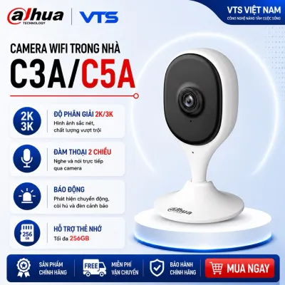 Camera Wifi DAHUA Cube A1 C3A 3MP/C5A 5MP Trong Nhà, Đế Nam Châm, Đàm Thoại 2 Chiều