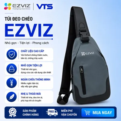 Túi Đeo Chéo EZVIZ Thời Trang,Tiện Dụng - Khoang Lớn, Ngăn Nhỏ An Toàn - VTS SmartHome