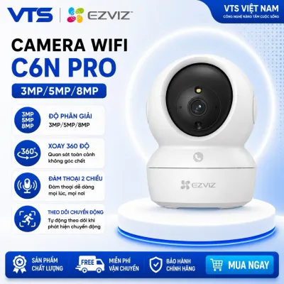 Camera Wifi EZVIZ C6N G1 3MP/5MP/8MP, H6C G1 - Xoay 360 Độ, Đàm Thoại 2 Chiều, Theo Dõi Chuyển Động