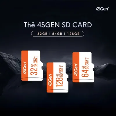 Thẻ Nhớ Micro SD 4SGEN 32GB | 64GB | 128GB – Tốc Độ Cao – Chuyên Dùng Camera, Điện Thoại, Flycam, Chính Hãng, BH 7 Năm