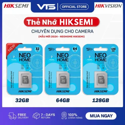 Thẻ Nhớ Micro SD 32GB/64GB/128GB HIKSEMI (HIKVISION) Class 10, 92MB/S - Chuyên Dụng Cho Camera,...