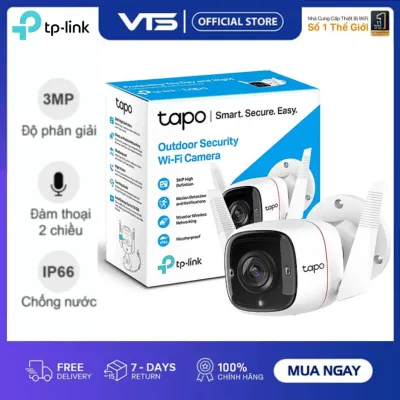 Camera Wifi Tapo TPLink C310 3MP/C320WS 4MP Ngoài Trời, Đàm Thoại 2 Chiều, Phát Hiện Chuyển Động