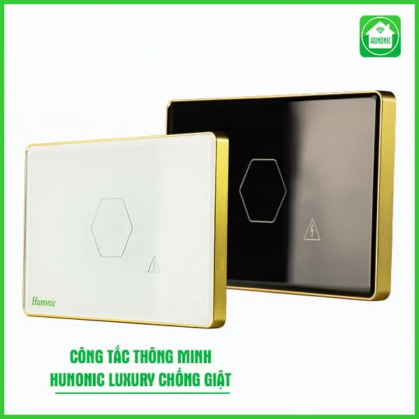 Công Tắc Chống Giật Bình Nóng Lạnh Thông Minh Luxury
