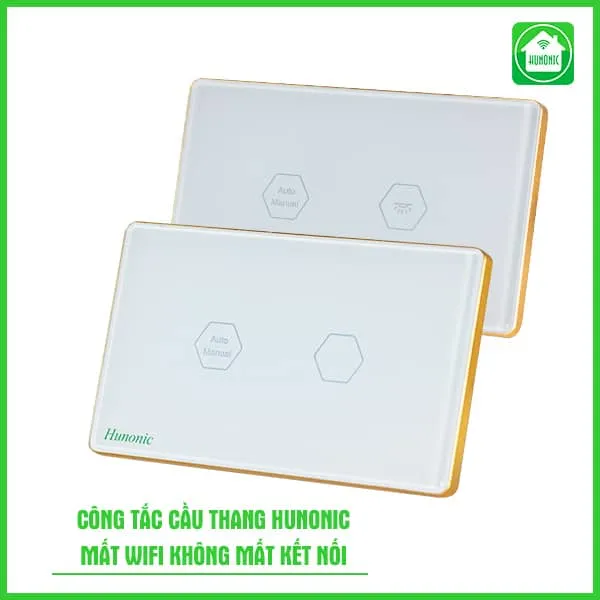 Công Tắc Cầu Thang Wifi Thông Minh Hunonic