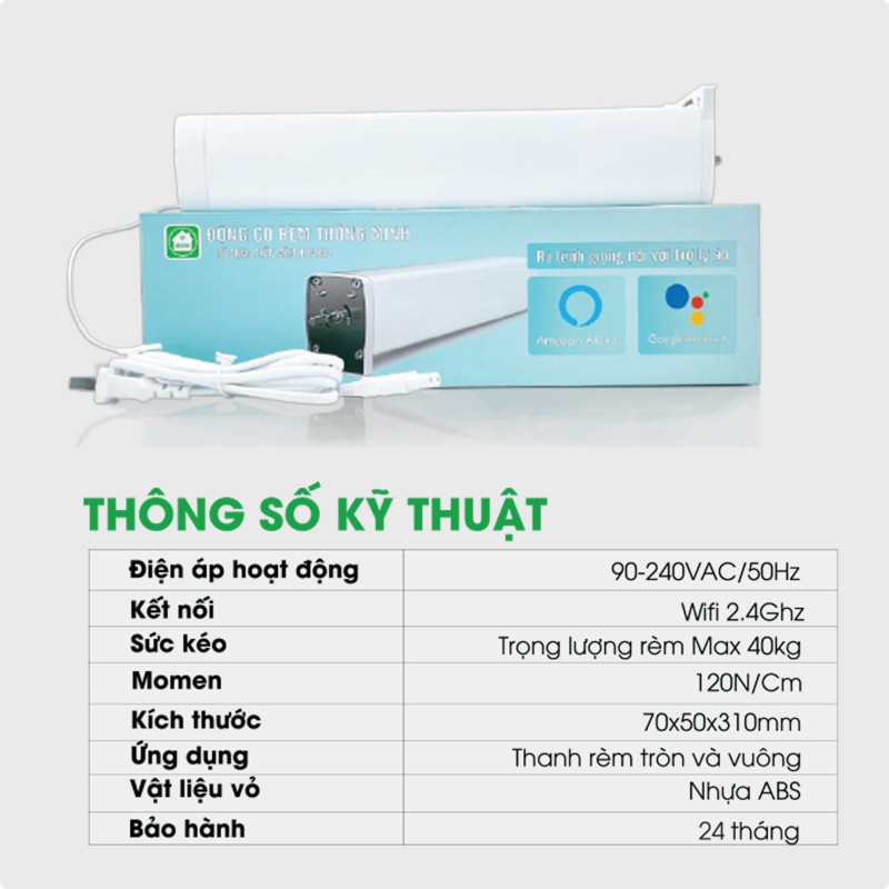 Động cơ rèm wifi thông minh Hunonic Ecosystem điều khiển từ xa 3