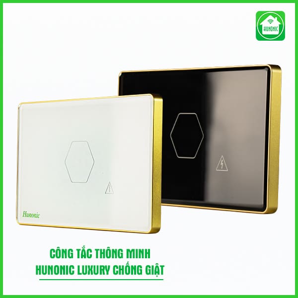 Công Tắc Chống Giật Bình Nóng Lạnh Thông Minh Luxury