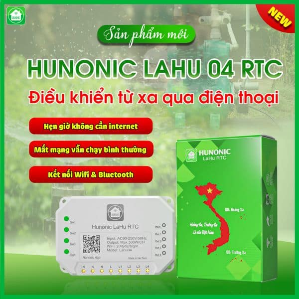 Công Tắc Thông Minh Lahu 04 RTC Tích Hợp IC Thời Gian Thực 2