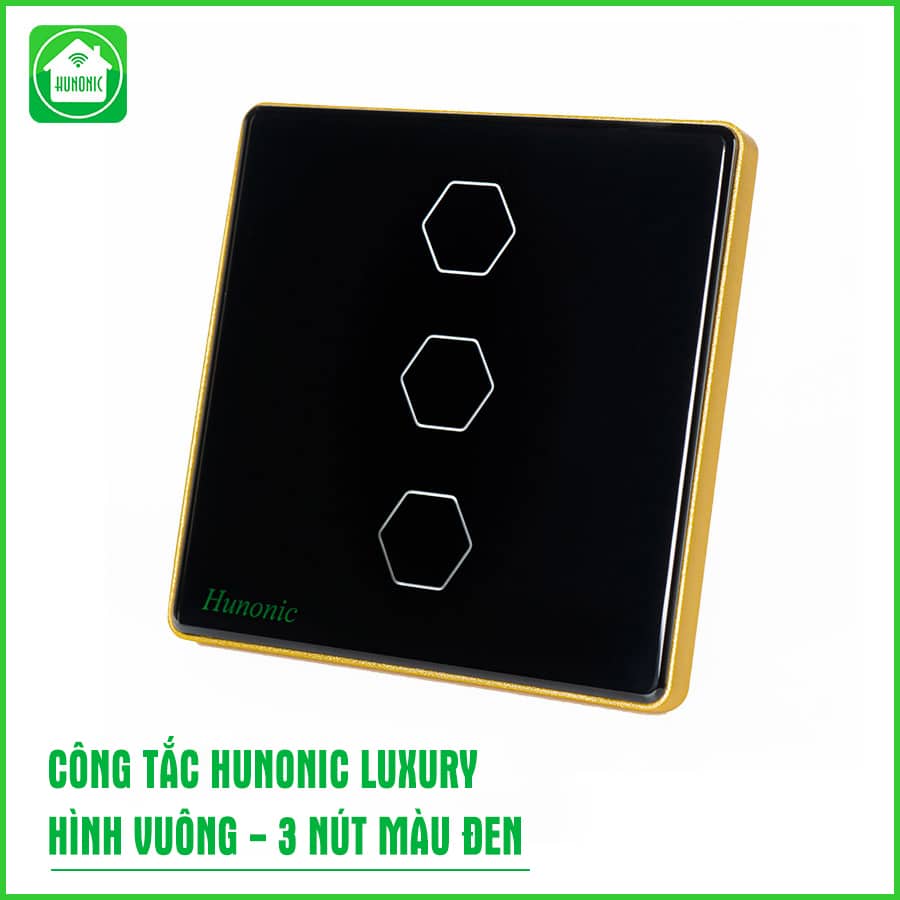 Công Tắc Hunonic Luxury Hình Vuông 7