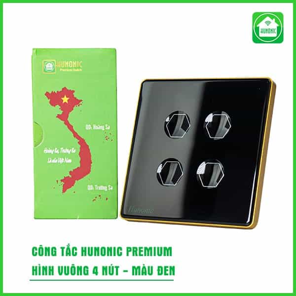 Công Tắc Hunonic Premium Hình Vuông 5