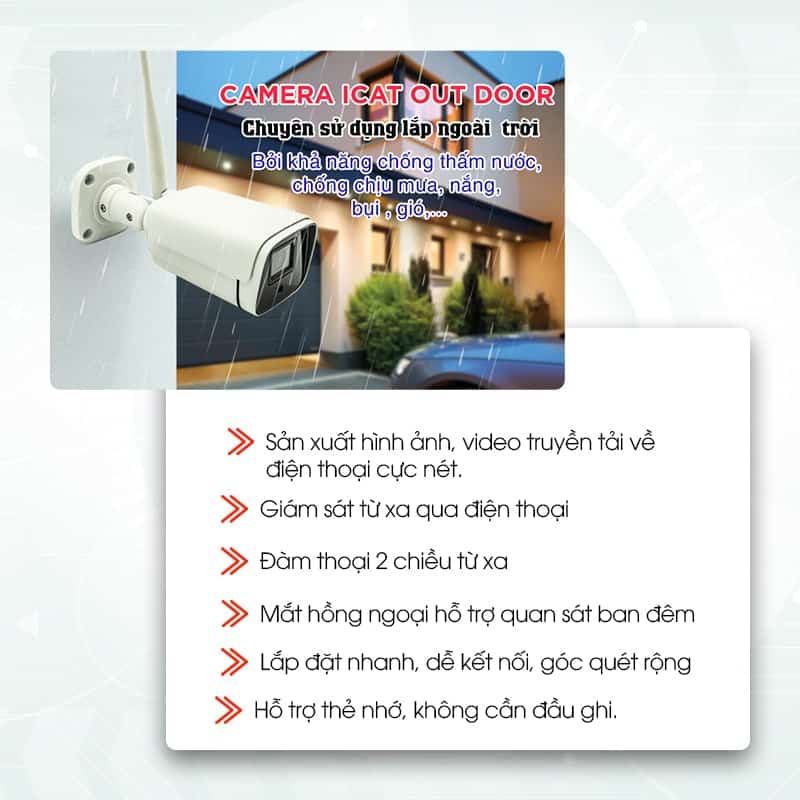 Camera Wifi ICat Outdoor 4