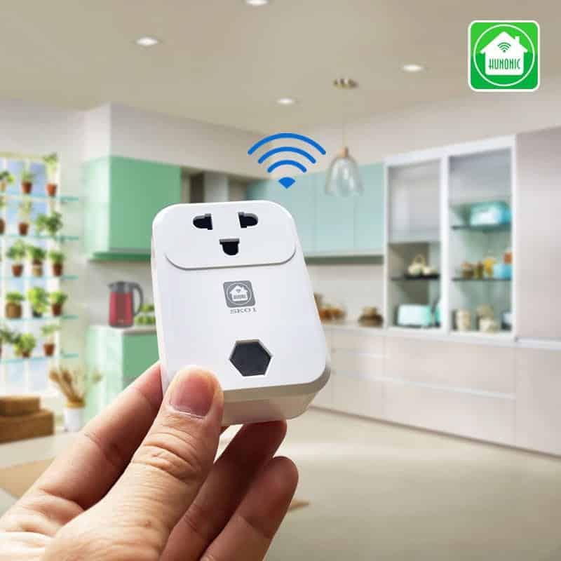 [Ổ cắm thông minh wifi Hunonic SK01] Wifi Điều khiển từ xa qua điện thoại 3