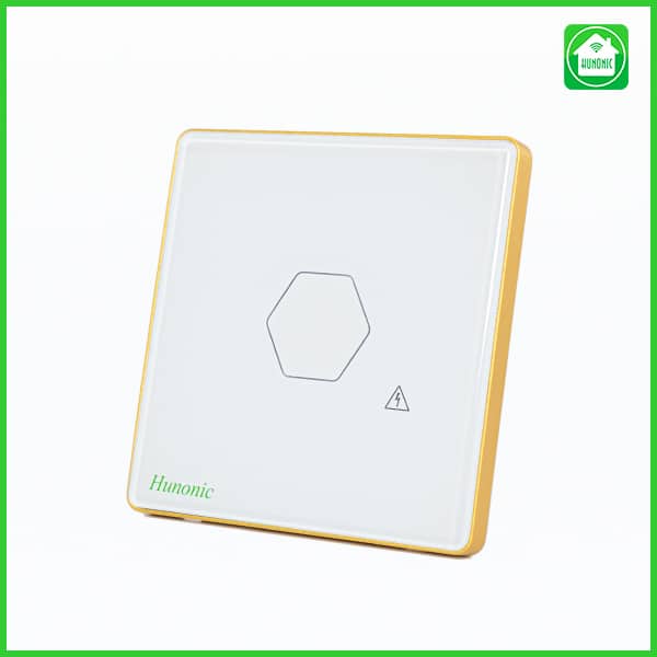 Công Tắc Chống Giật Bình Nóng Lạnh Thông Minh Hunonic Hình Vuông 3