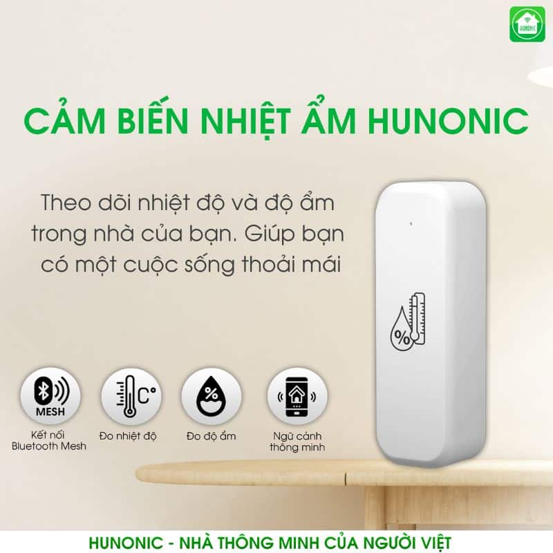 Cảm Biến Nhiệt Ẩm Bluetooth Hunonic – Kiểm Soát Môi Trường Qua Điện Thoại 3