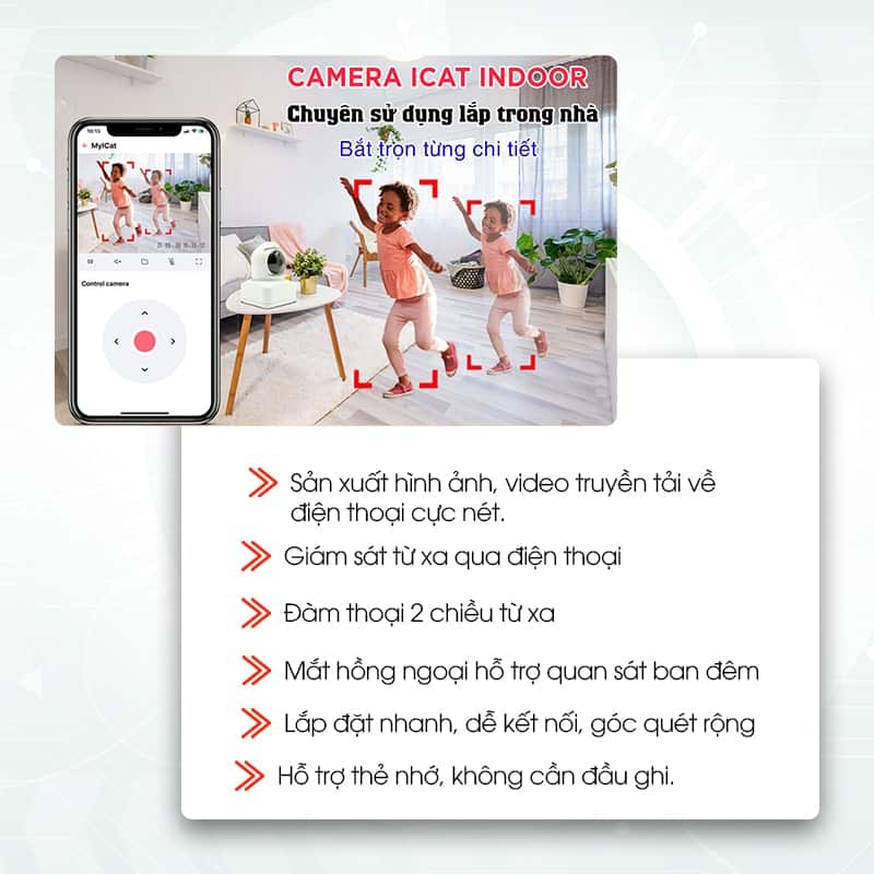 Camera Wifi ICat Indoor 4