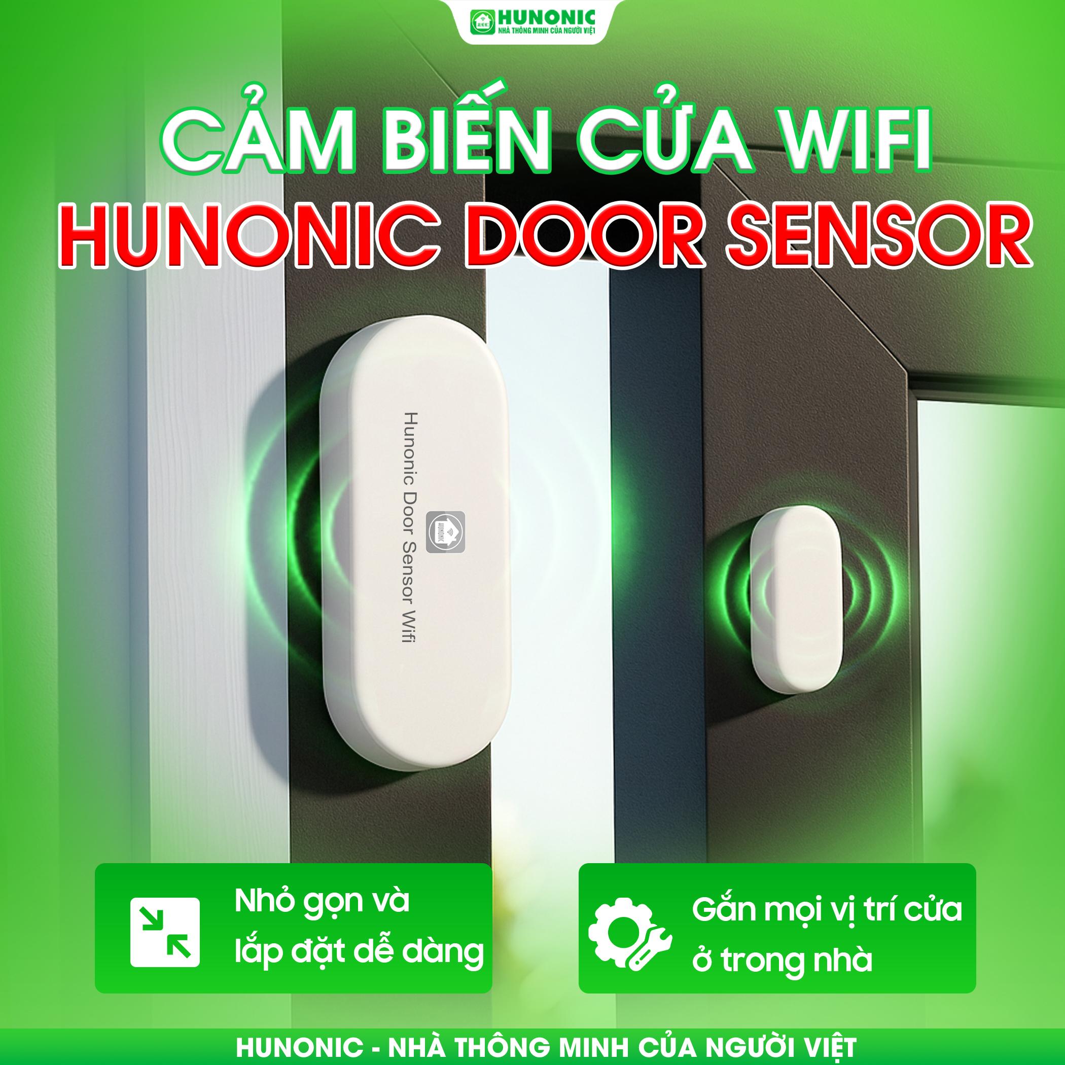 Cảm biến cửa Wifi Hunonic Door Sensor Thế Hệ Mới 3