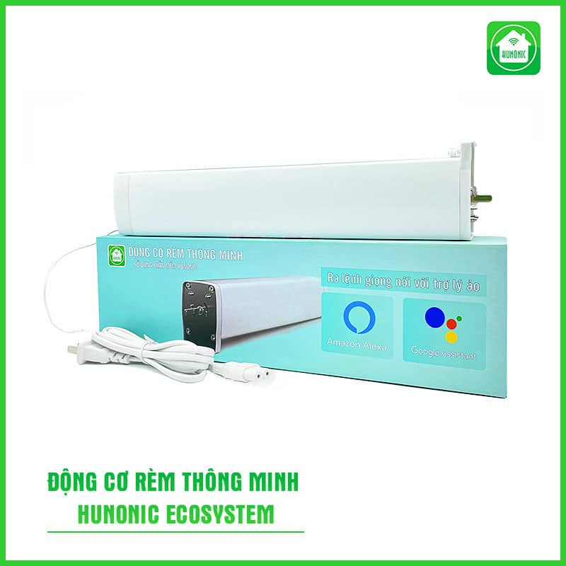 Động cơ rèm wifi thông minh Hunonic Ecosystem điều khiển từ xa