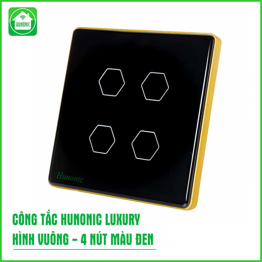 Công Tắc Hunonic Luxury Hình Vuông 5