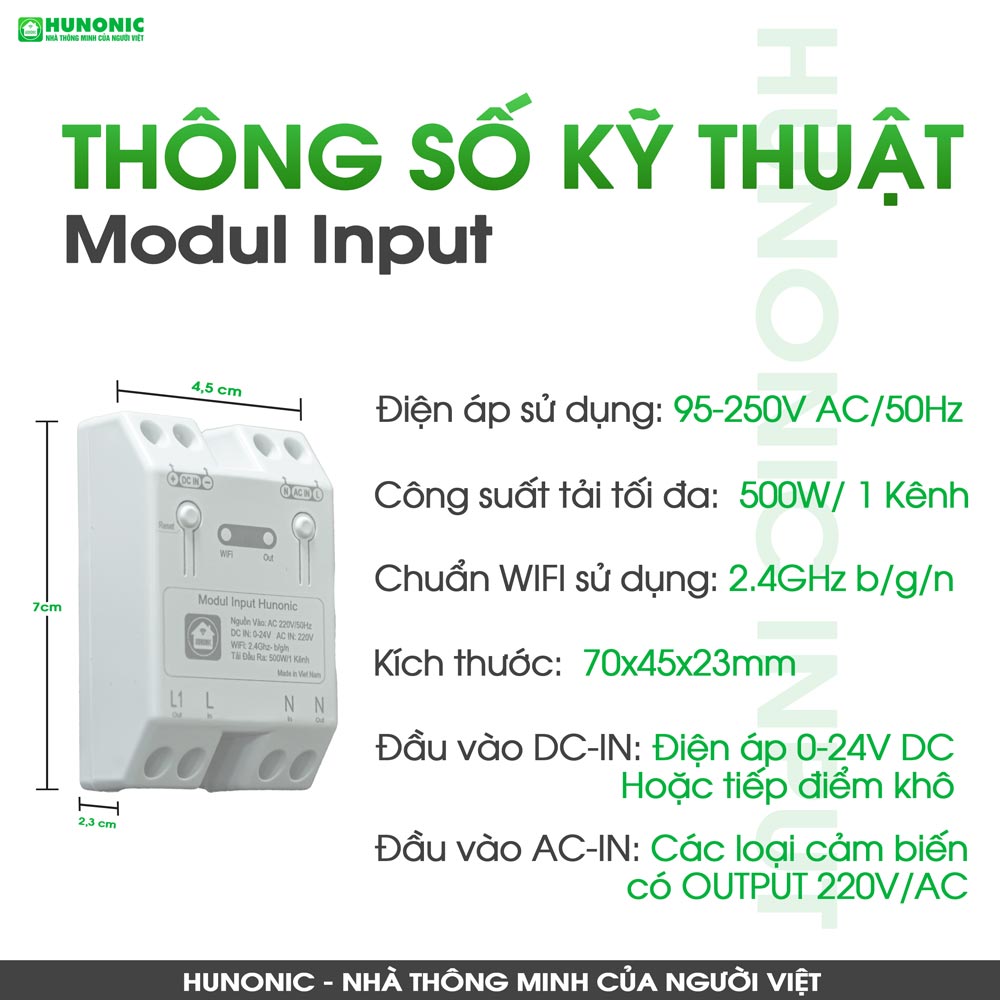 Modul Input Hunonic – Giải Pháp Đầu Vào Thông Minh Và Đa Dạng 3