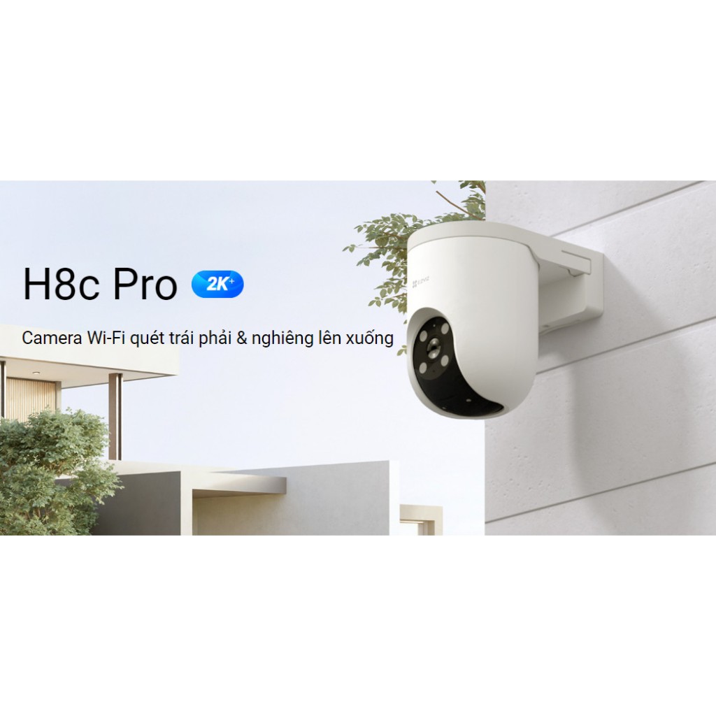 Camera Wifi EZVIZ H8C PRO 3MP/4MP/5MP/8MP - Xoay 360 Độ, Đàm thoại 2 Chiều, Có Màu Ban Đêm 10