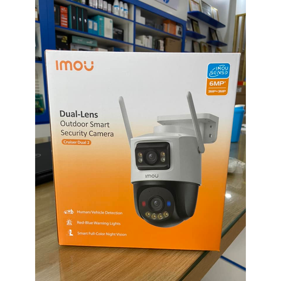 Camera Wifi IMOU 2 Mắt Cruiser Dual 2 S7XEP 10MP, S7XFP Pro 8MP, S7XP 6MP/10MP Ngoài Trời, Có Màu Ban Đêm, Xoay 360 Độ 7