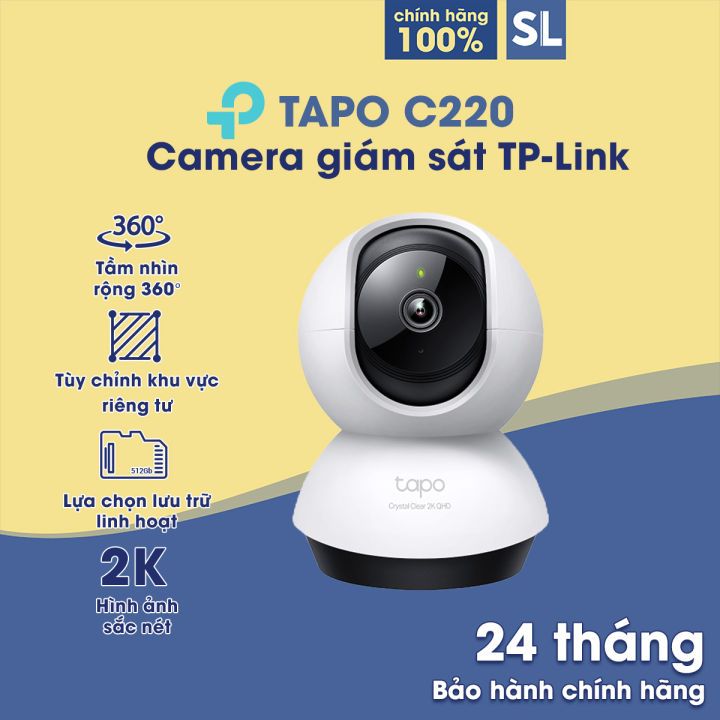 Camera WiFi TP-Link Tapo C200/C222/C230 Xoay 360 Độ, Đàm Thoại 2 Chiều - Chính Hãng TAPO TPLINK 9