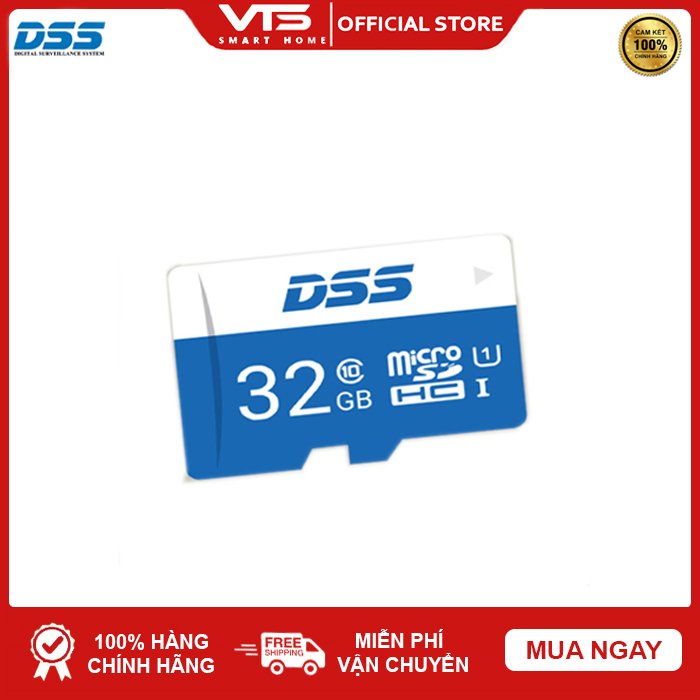 Thẻ nhớ Micro SD 32/64/128GB DSS Class 10,Chuyên dụng Camera - Hot - Chính Hãng DSS - Bảo Hành 3 Năm 3
