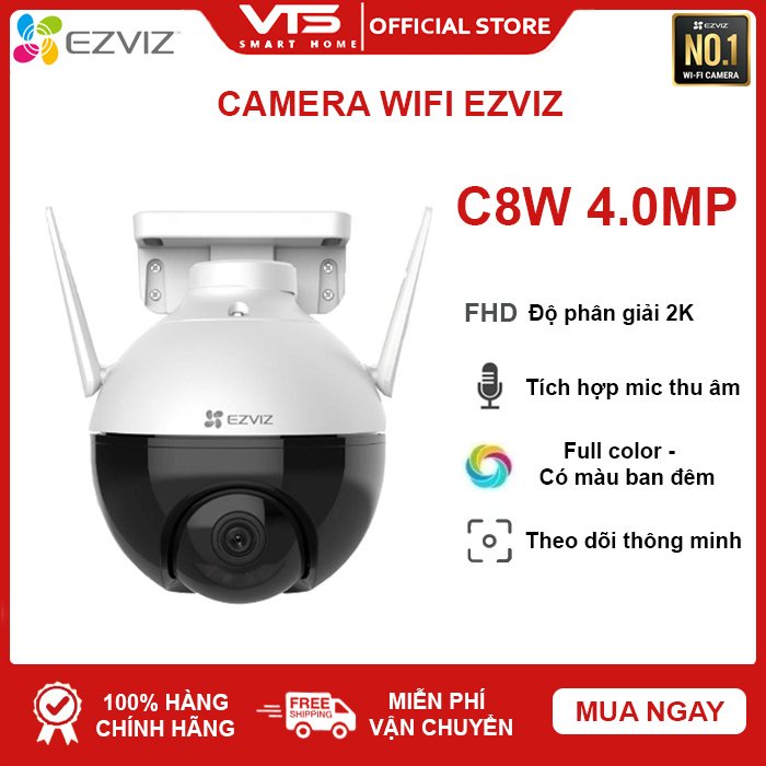 C8W 4MP + Thẻ 256GB