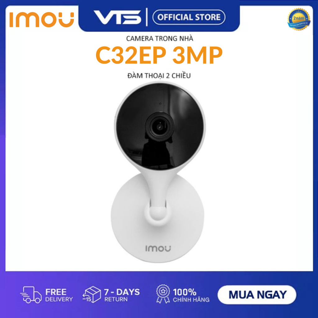 Camera Wifi IMOU C32EP 3MP/C32SP 3MPTrong Nhà - Góc Rộng, Đàm Thoại 2 Chiều, Ai Thông Minh - VTS VN 5