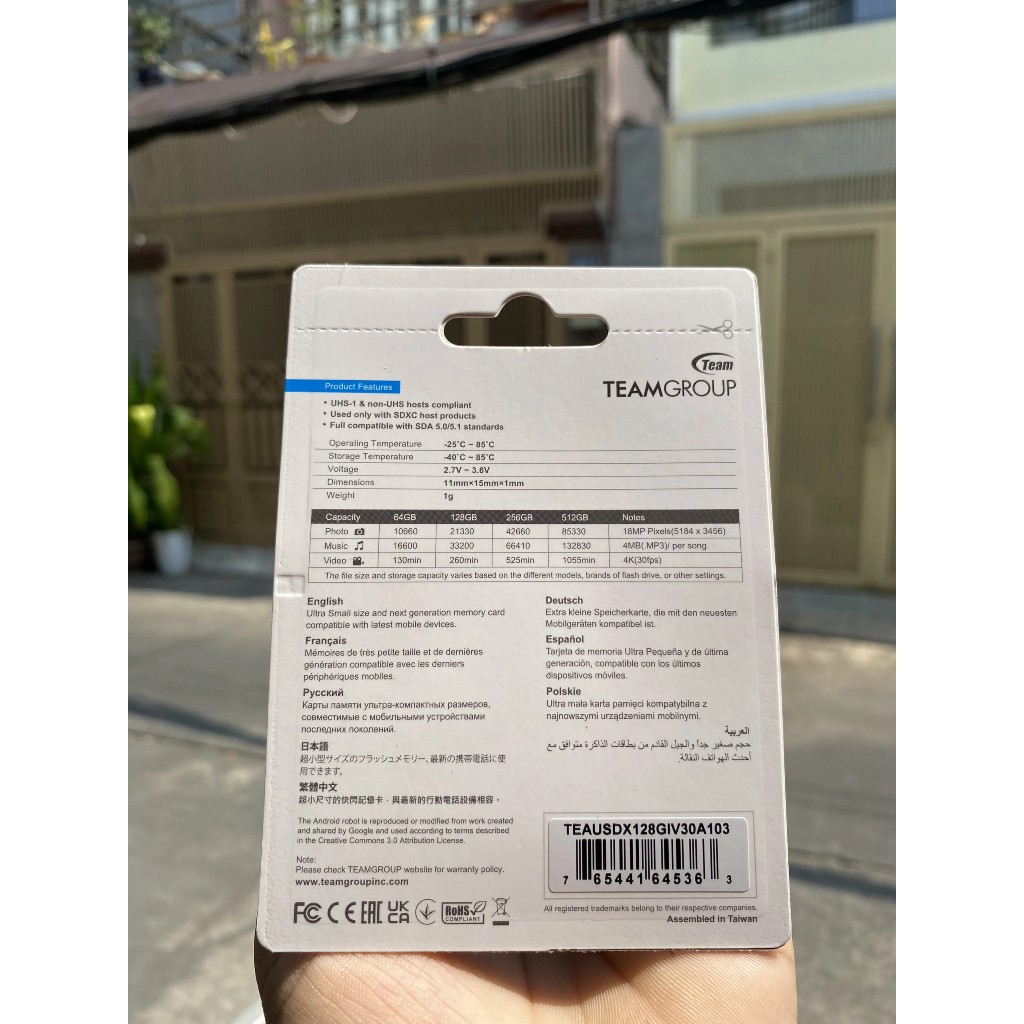 Thẻ Nhớ Micro SDXC TeamGroup 128GB, 64GB, 32GB UHS-I U3 V30 A1 upto 100MB/s kèm Adapter - Chuyên dùng cho Camera 7