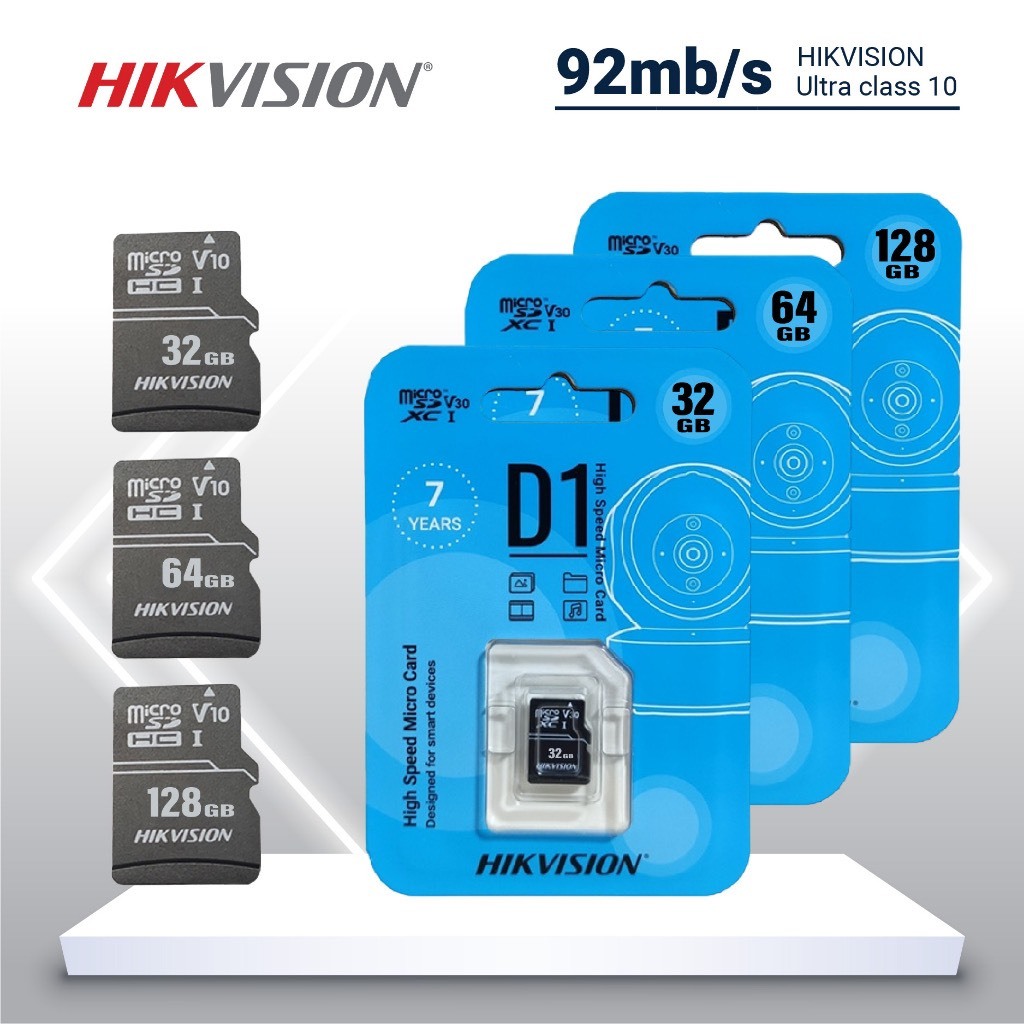 Thẻ Nhớ Micro SD HIKSEMI D1 32GB/64GB/128GB Class 10 Tốc Độ 92MB/s Chuyên Dùng Cho Camera - VTS VN 5