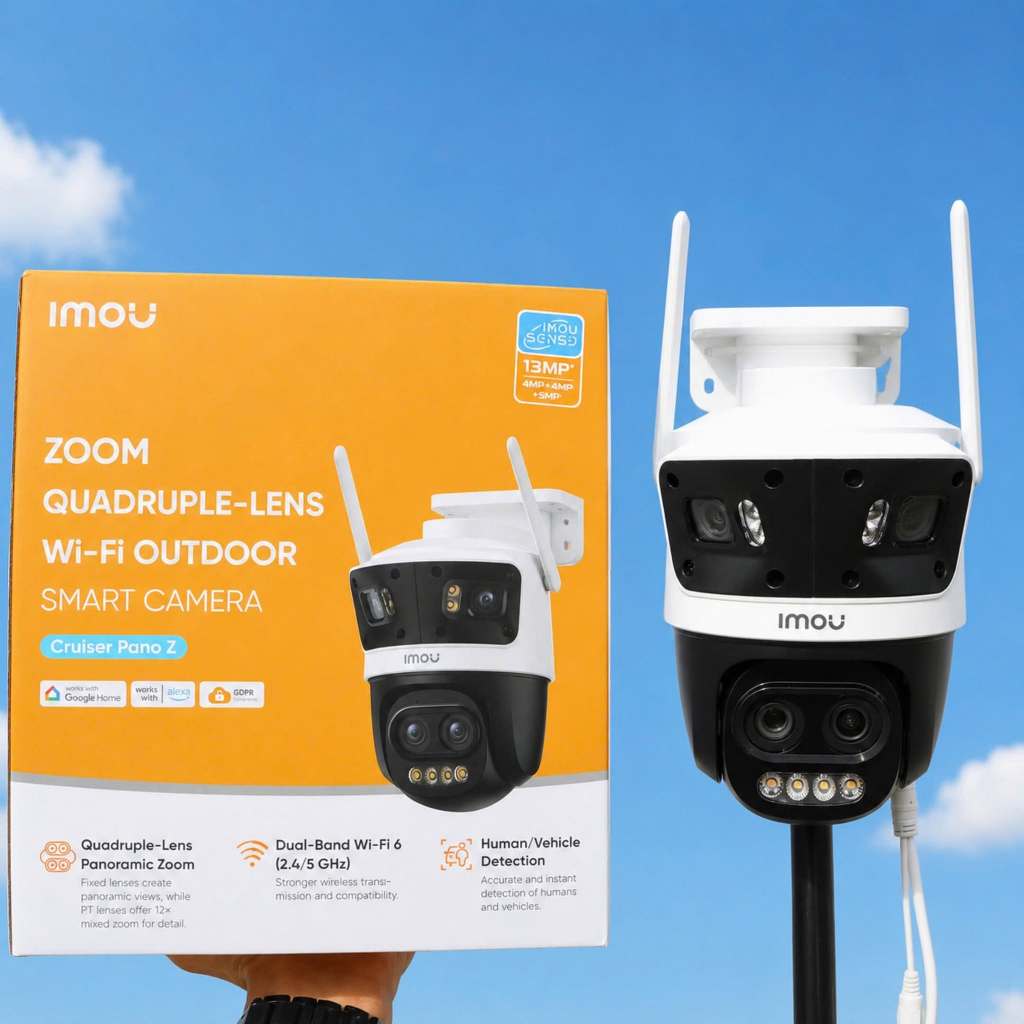 Camera Wifi IMOU Cruiser Triple S7UP-11M0WED 11MP, Cruiser Dual S7XEP 10MP,S7XFP Pro 8MP, Full Color,Còi Đèn Báo Xanh Đỏ 10