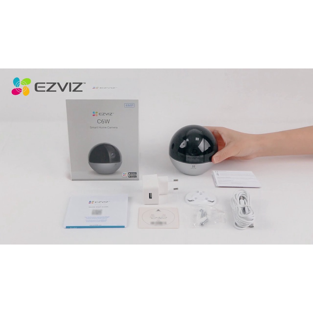 Camera IP WIFI EZVIZ C6W 2K 4MP, E6 3K 5MP - Xoay 360 Độ, Đàm Thoại 2 Chiều, Theo Dõi Chuyển Động - VTS SmartHome 6