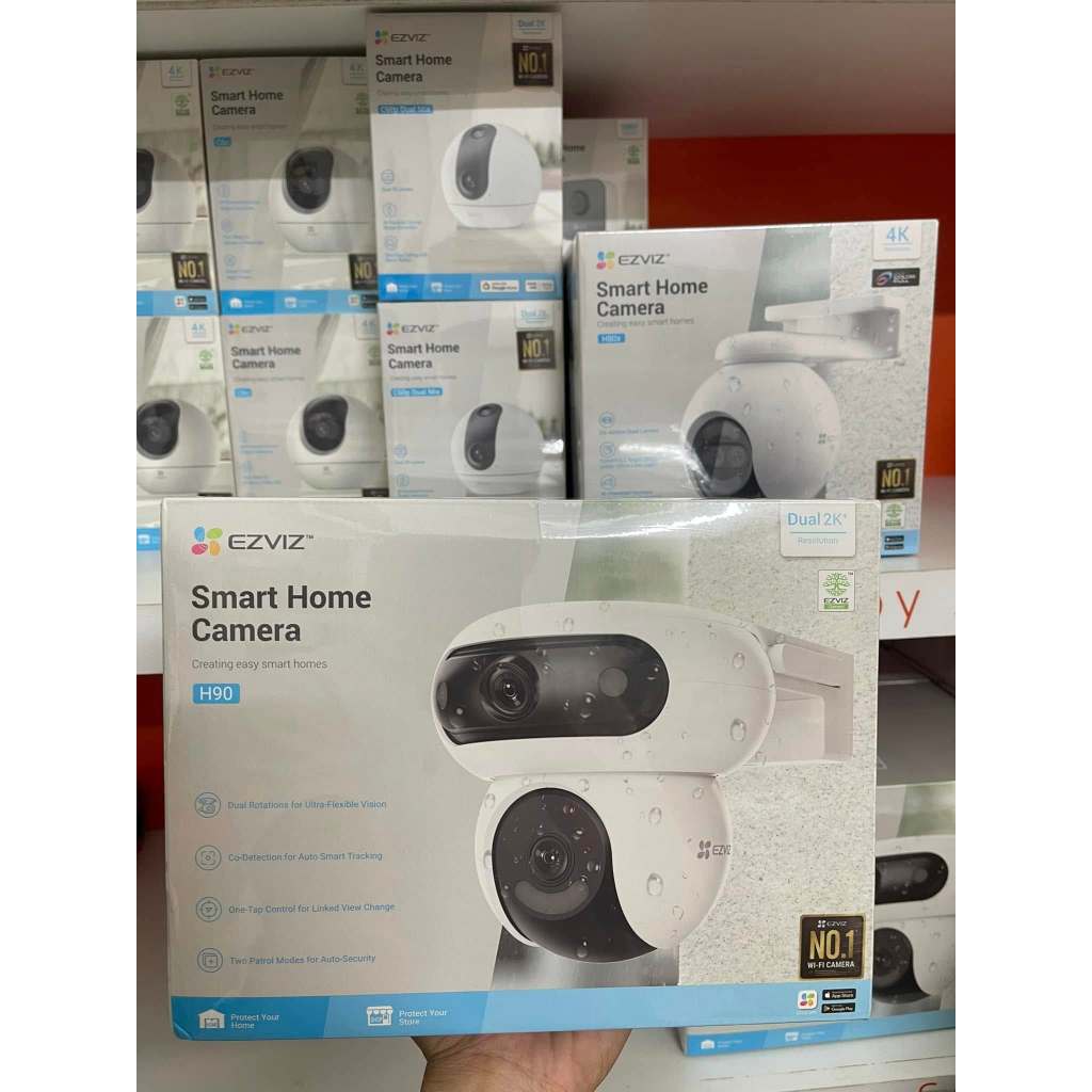 Camera Wifi 2 Mắt EZVIZ H90 Dual 2K+ (4MP+4MP), Xoay 360 Độ, Đàm Thoại 2 Chiều, CS-H90-R100-8H44WKFL 10