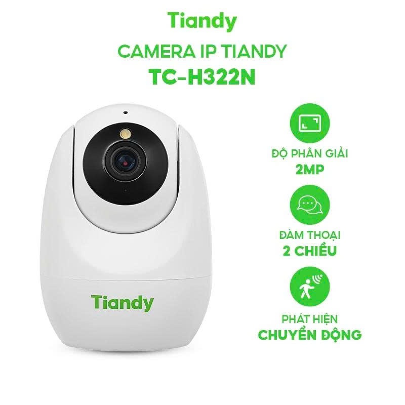 Camera Wifi TIANDY TC-H322N/ TC-H332N 3MP/ TC-H342N 4MP - Đàm Thoại 2 Chiều, Xoay 360 Độ, Theo Dõi 4