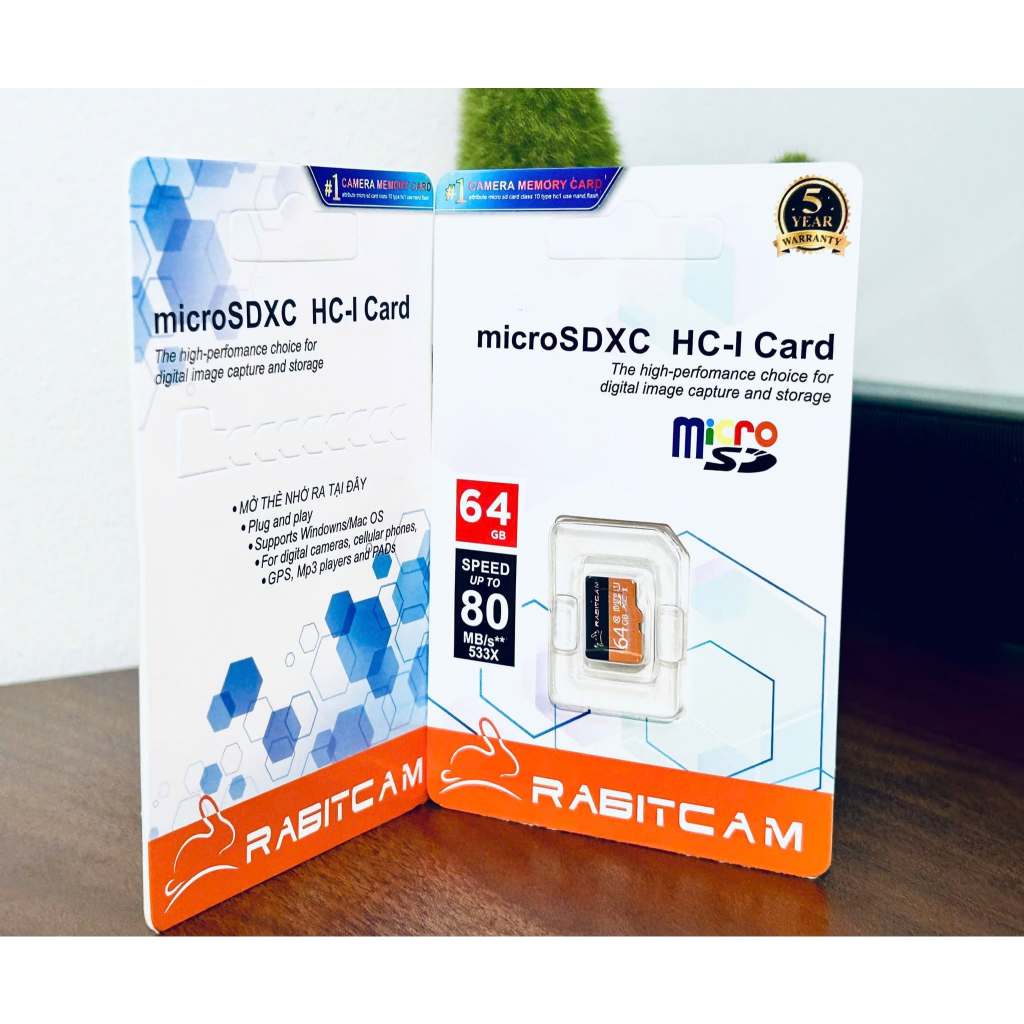 Thẻ Nhớ Micro SD RABITCAM 32GB/64GB/128GB Chính Hãng, Chuyên Dùng Cho Camera, Bảo Hành 5 Năm 4