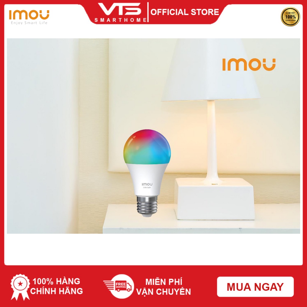 Bóng Đèn Thông Minh IMOU CL1B-5 9W, Kết Nối Wifi, 16 Triệu Màu, Điều Khiều Từ Xa Qua Ứng Dụng Di Động 3