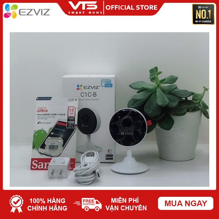 Camera IP WIFI EZVIZ C1C-B 2.0MP - Đàm Thoại 2 chiều - CS-C1C (CS-C1C-E0-1E2WF) 1080P - Bảo Hành 2 Năm - VTS 11