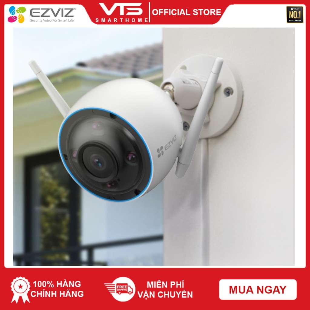 Camera IP Wifi EZVIZ H3 2K 3MP, Đàm Thoại 2 Chiều, Chuẩn H.265, Ai Thông Minh - VTS Store 10