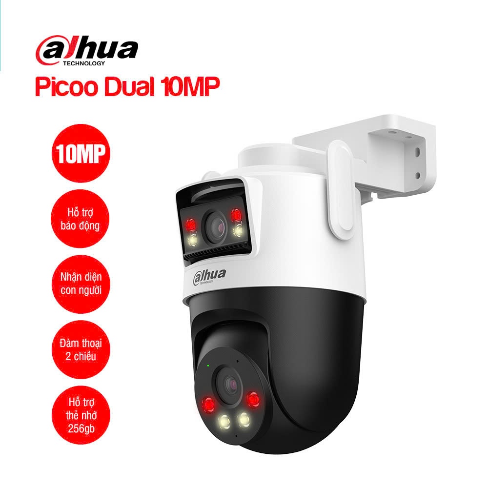 Camera Wifi DAHUA Picoo Dual D1 DH-P3D-3F-PV 6MP/DH-P5D-5F-PV 10MP, 2 Mắt, Đàm Thoại 2 Chiều, Xoay 360 Độ 9
